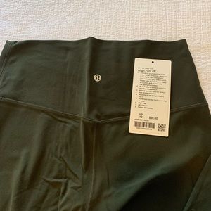 Lululemon Align Leggings, 28 inch, Olive Green